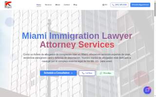 Rapid Immigration Solutions website
