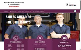 Roy's Auto Tech Transmissions & General Repair website