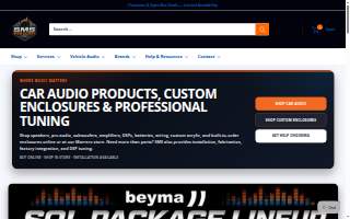 SMS Car Audio - Simple Mobile Solutions website