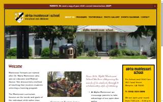 Alpha Montessori School website