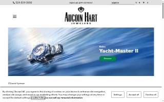 Aucoin Hart Jewelers of Metairie website