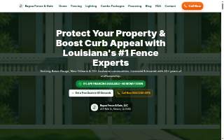 Bayou Fence & Gate, LLC website
