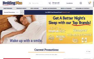 Bedding Plus website