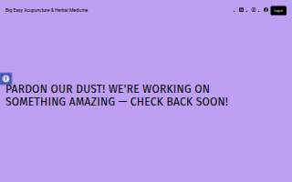 Big Easy Acupuncture & Herbal Medicine website