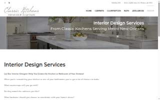 Classic Kitchens - Kitchen & Bath Design Studio website