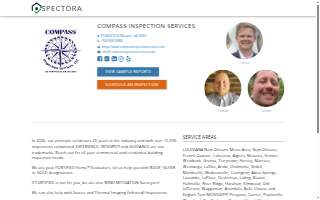 Compass Inspection Services website