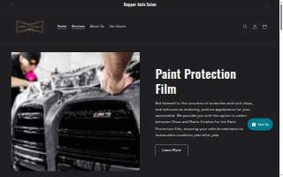Dapper Auto Salon website