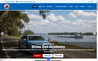 Drive Dat Academy website