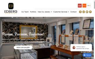 Edberg Jewelry website