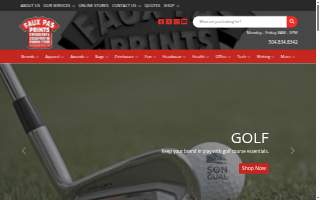 Faux Pas Prints website