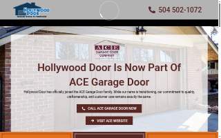 Hollywood Door Company Inc. of Metairie website
