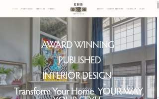 KHB Interiors website