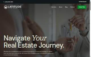 Latitude Title Group website