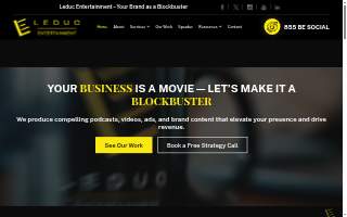 Leduc Entertainment website