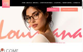Louisiana Eye Doctors Lakeside website