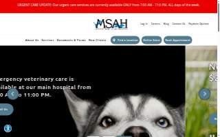 Metairie Small Animal Hospital website
