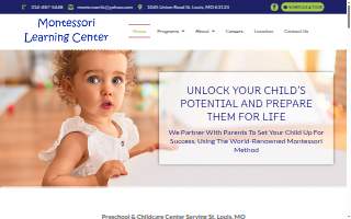 Montessori Learning Center website
