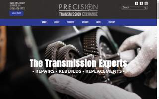 Precision Transmission Exchange, Inc. of Metairie website