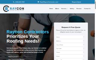 Raycon Contractors website