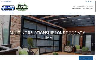 Ark-La-Tex Garage Doors of Minden website