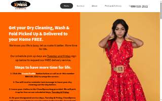 Clean Xpress website
