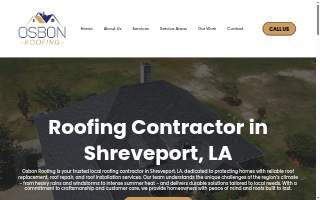 Osbon Roofing website