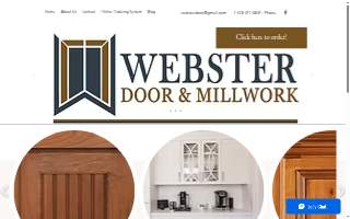 Webster Door & Millwork website