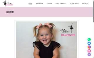 Wise Dancenter website