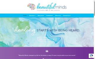 Beautiful Minds Counseling and Wellness website