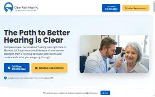 Clear Path Hearing website