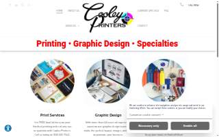 Cooley Printers website
