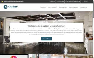 Custom Design Center website