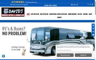 David's Mobile Detail & Wash LLC website