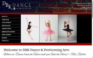 DBK Dance and Performing Arts website