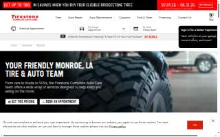 Firestone Complete Auto Care of Monroe website