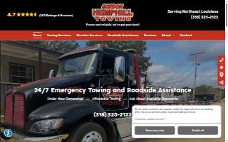 Gordon Hemphill Towing LLC of Monroe website