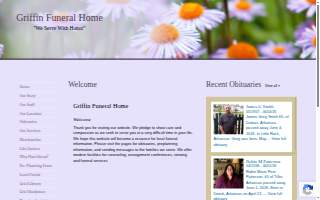 Griffin Funeral Home website
