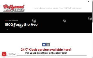 Hollywood Cleaners - 24/7 Forsythe Ave website