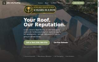 Jake Lilly Roofing website