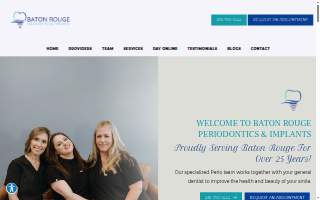 Baton Rouge Periodontics & Implants website