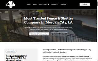 Hanko Fencing & Shutters website