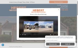 Hebert Rentals website