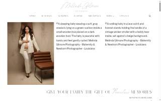 Melinda Gilmore Photography website