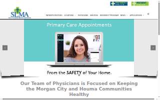 SLMA Comprehensive Health Clinic - Morgan City website
