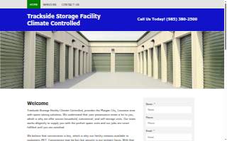 Trackside Storage Facility Climate Controlled website