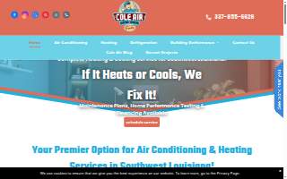 Cole Air website