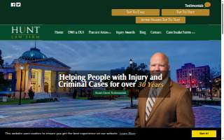 Hunt Law Firm website
