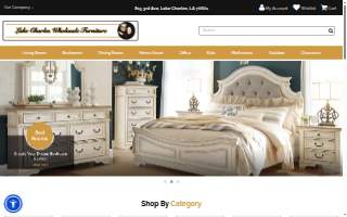 Lake Charles Furniture of Moss Bluff website