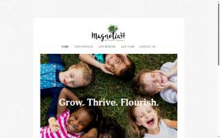 Magnolia Pediatric Therapy website
