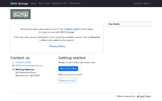 DK01 Storage website